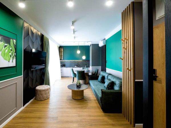 Aparthotel Green Concrete - nowy, ekologiczny hotel w Świnoujściu, Darmowy Bus Na Plażę, Free Shuttle Bus : photo 8 de la chambre appartement en duplex
