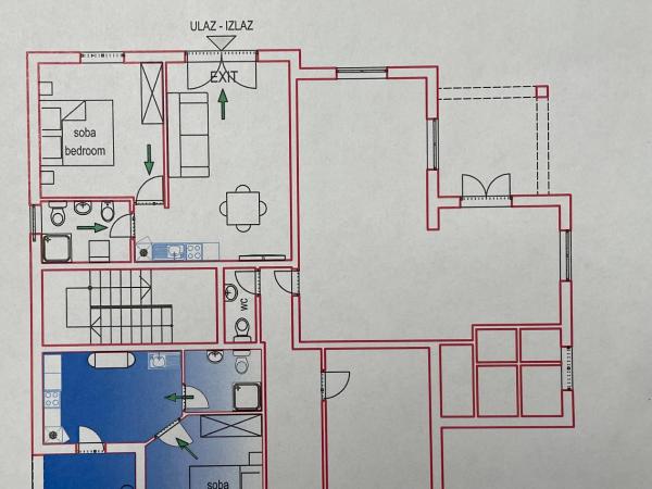 Bb-Ld : photo 6 de la chambre appartement - rez-de-chaussée