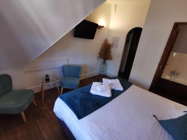Hotel La Résidence Manoir De La Salamandre : photo 3 de la chambre chambre double avec baignoire