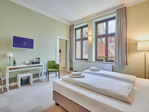 Philippus Inklusionshotel Leipzig : photo 2 de la chambre chambre double - accessible aux personnes à mobilité réduite 
