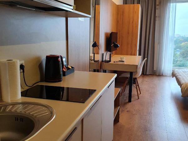 Warsaw Apartments - Luxury Top-view Aparthotel : photo 10 de la chambre appartement supérieur