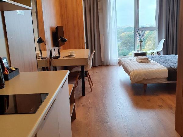 Warsaw Apartments - Luxury Top-view Aparthotel : photo 9 de la chambre appartement supérieur