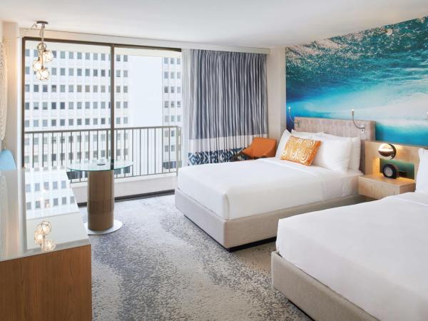 OUTRIGGER Waikiki Beachcomber Hotel : photo 3 de la chambre chambre 2 lits doubles - vue sur waikiki