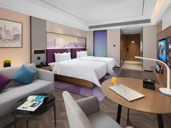 Hampton By Hilton Shenzhen Futian Mangrove Park Apartments : photo 3 de la chambre chambre lits jumeaux deluxe - vue sur mer