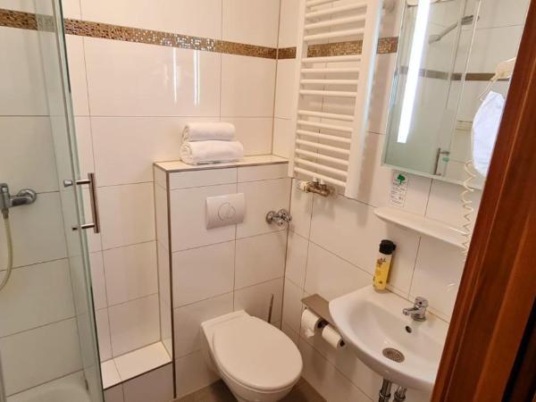 Hotel Frankfurt Messe : photo 4 de la chambre chambre simple avec salle de bains privative