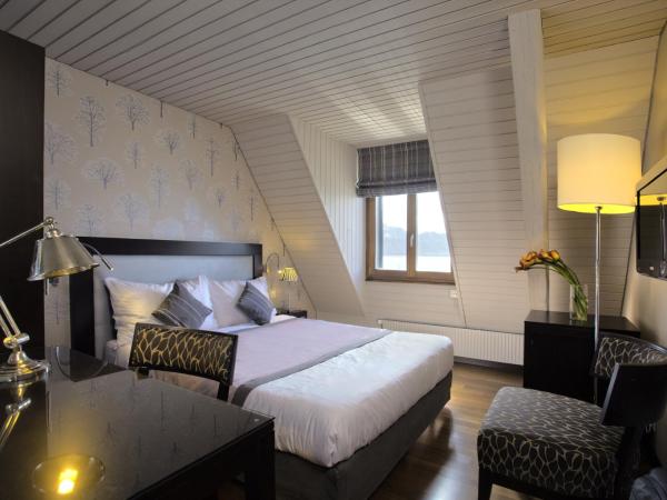Rivage Hotel Restaurant Lutry : photo 2 de la chambre chambre supérieure - vue sur alpes et lac léman