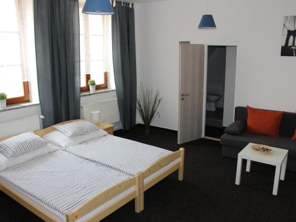 Hostinec a Penzion Staré Nádraží : photo 2 de la chambre chambre double avec salle de bains privative