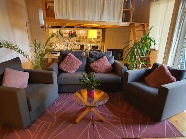 Pension an der Elsterbrücke : photo 7 de la chambre appartement - vue sur lac