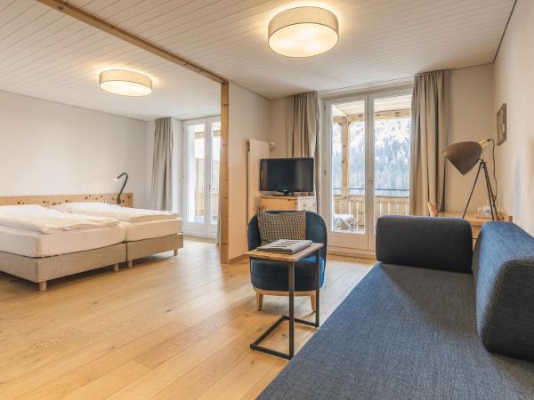 Hotel Alpensonne - Panoramazimmer & Restaurant : photo 3 de la chambre suite junior avec balcon - vue panoramique 
