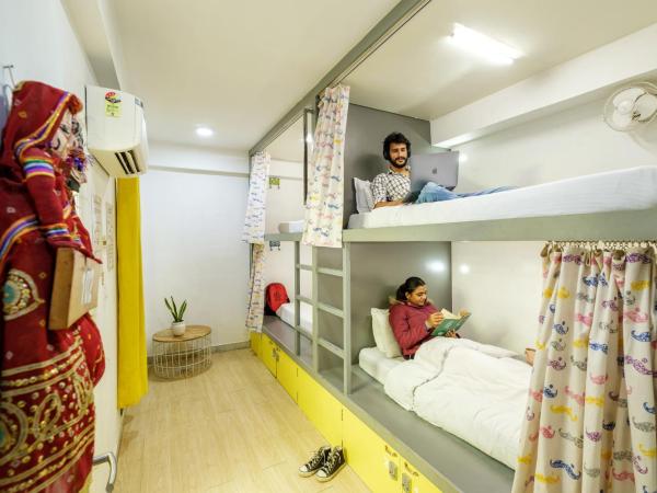 Moustache Hostel, Jaipur : photo 1 de la chambre dortoir mixte supérieur de 4 lits avec climatisation