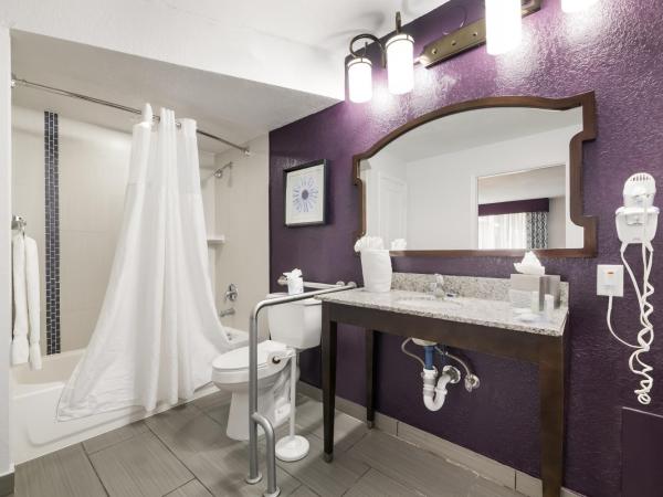 Clarion Inn & Suites Across From Universal Orlando Resort : photo 2 de la chambre chambre lit king-size - accessible aux personnes à mobilité réduite - sans frais de service