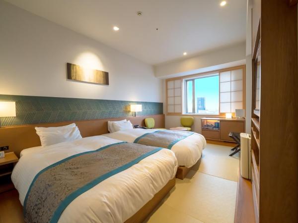 Ours Inn Hankyu : photo 2 de la chambre modern twin room - non smoking