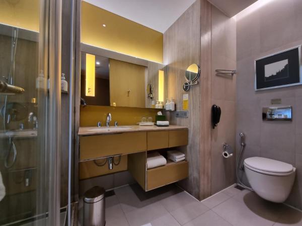 Holiday Inn New Delhi International Airport, an IHG Hotel : photo 4 de la chambre hébergement lit king-size standard - vue sur piscine - non-fumeurs