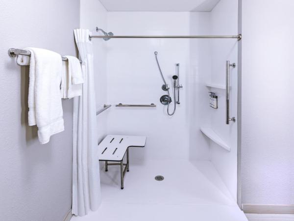 Holiday Inn Express & Suites - Houston - N Downtown, an IHG Hotel : photo 1 de la chambre chambre lit king-size pour personnes à mobilité réduite – douche accessible en fauteuil roulant - non-fumeurs