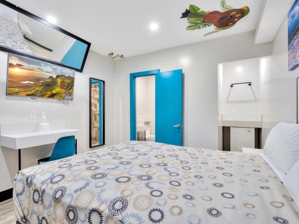 Royal Hawaiian Inn - Mid City, Los Angeles : photo 2 de la chambre chambre lit king-size deluxe