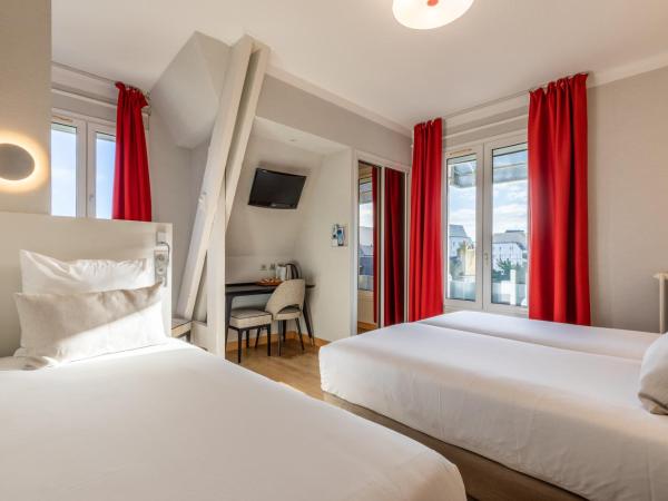 Hotel Kyriad Saint Malo Centre Plage : photo 2 de la chambre chambre quadruple - sans vue sur mer