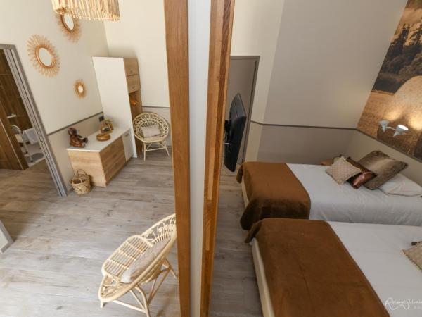 Les Chambres d'Aurore : photo 2 de la chambre chambre double ou lits jumeaux - accessible aux personnes à mobilité réduite