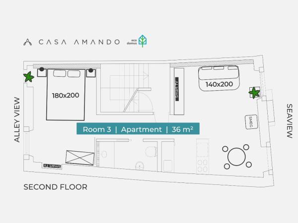 Casa Amando Eco Boutique House : photo 2 de la chambre appartement - vue sur mer