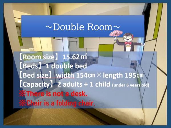 Henn na Hotel Osaka Shinsaibashi : photo 10 de la chambre chambre double