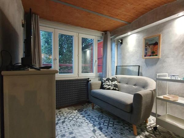 la Villa Mancelle : photo 6 de la chambre chambre double - vue sur jardin