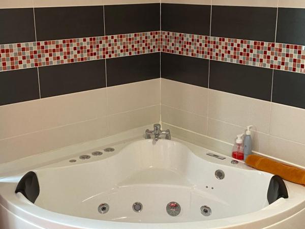 Au coin du spa : photo 10 de la chambre chambre lit king-size - vue sur jardin