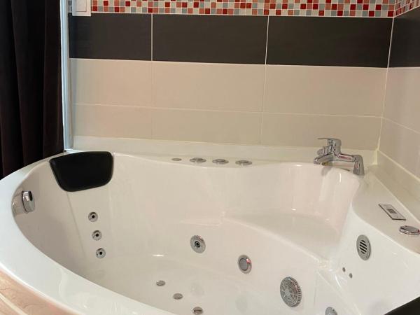 Au coin du spa : photo 9 de la chambre chambre lit king-size - vue sur jardin