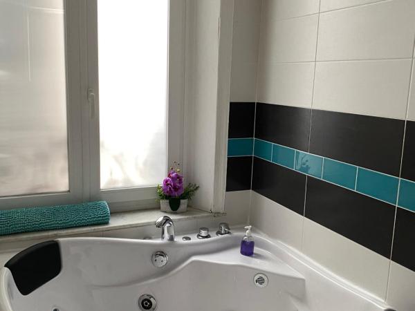 Au coin du spa : photo 8 de la chambre chambre double de luxe avec baignoire spa 