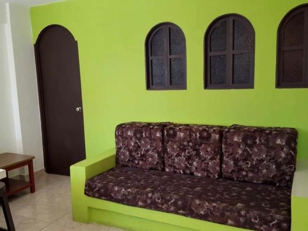 Hotel magallanes con cocineta 100 Metros de playa : photo 3 de la chambre chambre lits jumeaux