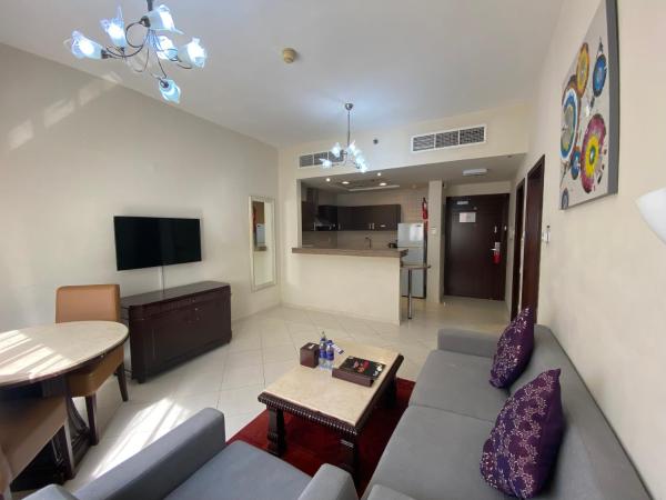 Auris Boutique Hotel Apartments - Al Barsha - Mall of the Emirates : photo 2 de la chambre appartement supérieur 1 chambre - lit king-size