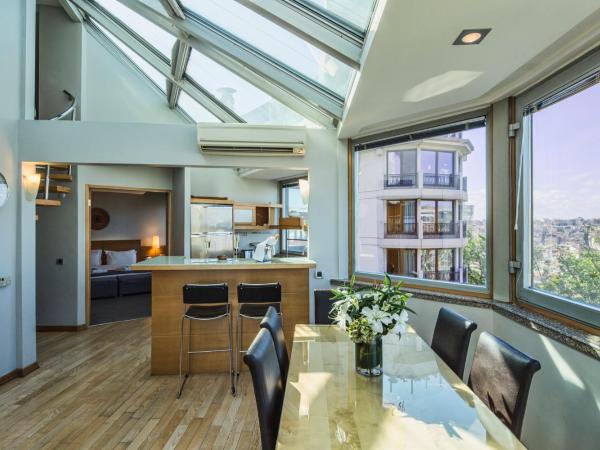 Taxim Suites Residences Istanbul : photo 7 de la chambre penthouse - vue sur bosphore
