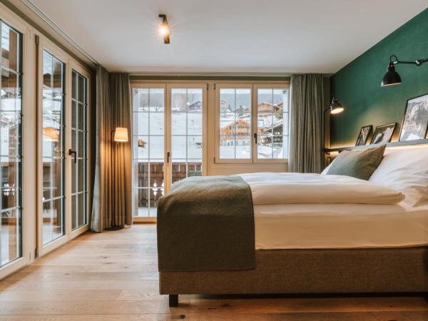 Hotel Fiescherblick : photo 1 de la chambre chambre double panoramique coucher de soleil