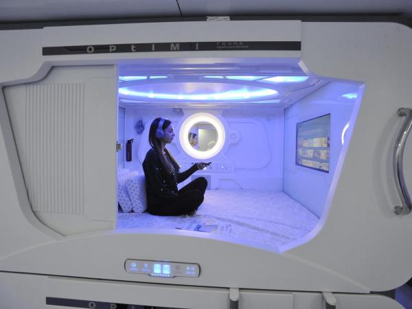 Optimi Rooms Madrid : photo 3 de la chambre chambre double supérieure capsule