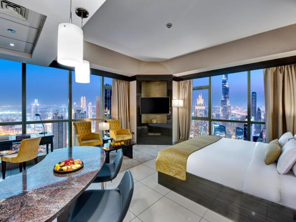 Gevora Hotel : photo 2 de la chambre chambre supérieure - vue sur burj khalifa