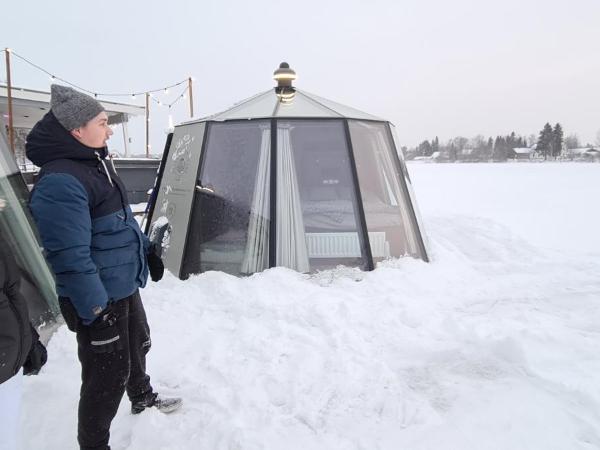 Koivuranta Igloos : photo 8 de la chambre bungalow - front de mer 