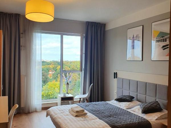 Warsaw Apartments - Luxury Top-view Aparthotel : photo 1 de la chambre appartement supérieur