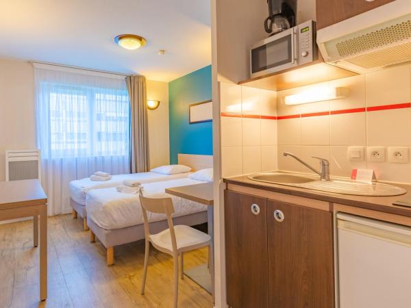 Appart'City Classic La Roche sur Yon Centre : photo 3 de la chambre studio lits jumeaux