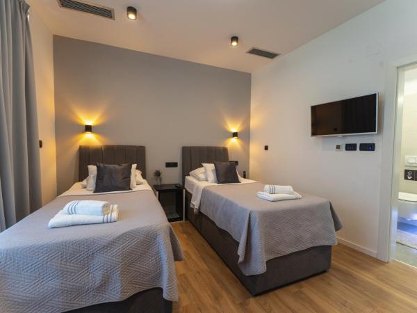 Sky & Sun Luxury Rooms with private parking in the garage : photo 4 de la chambre chambre lits jumeaux