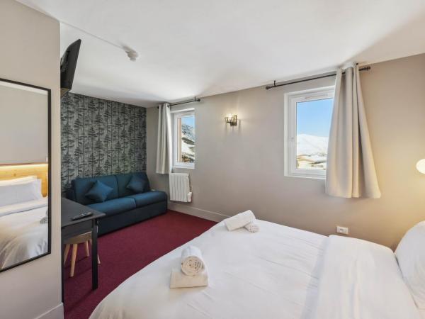 HOTEL TURAN : photo 1 de la chambre chambre double ou lits jumeaux - vue sur montagnes