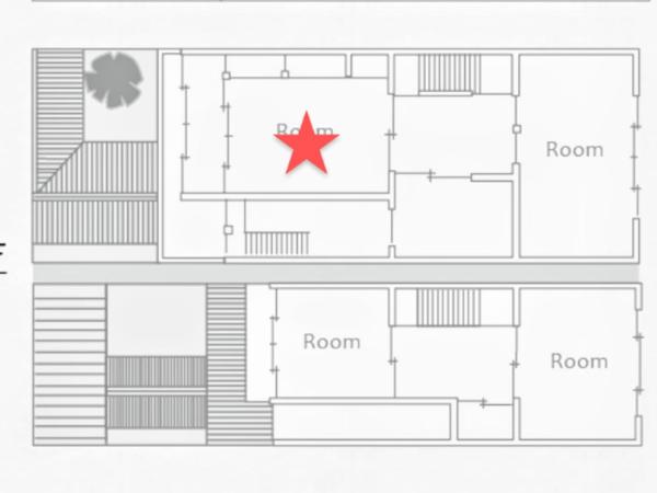 Guesthouse Itoya Kyoto : photo 8 de la chambre chambre triple basique avec salle de bains commune