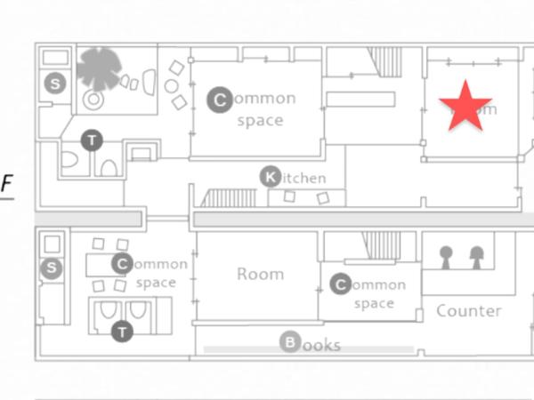 Guesthouse Itoya Kyoto : photo 1 de la chambre lit superposé dans dortoir pour femmes 