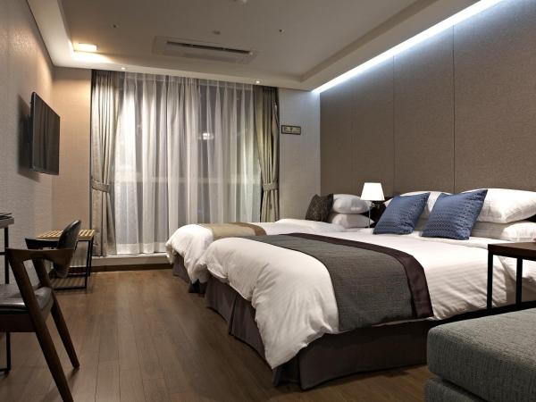 Ocloud Hotel Gangnam : photo 2 de la chambre chambre lits jumeaux familiale