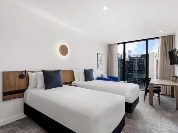 Adina Apartment Hotel Melbourne Southbank : photo 6 de la chambre studio apartment city view - king