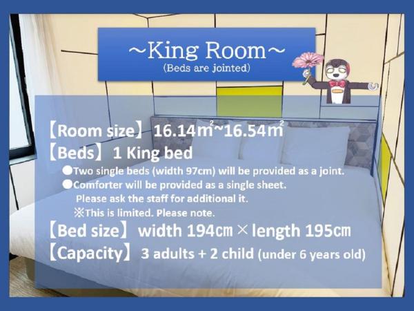 Henn na Hotel Osaka Shinsaibashi : photo 10 de la chambre chambre lit king-size