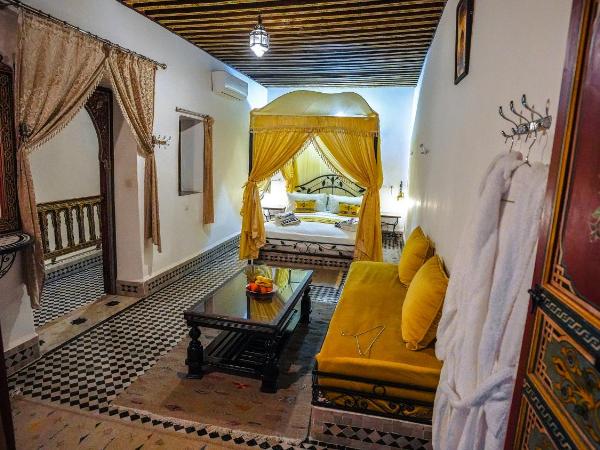 Riad Green House : photo 3 de la chambre suite familiale avec balcon