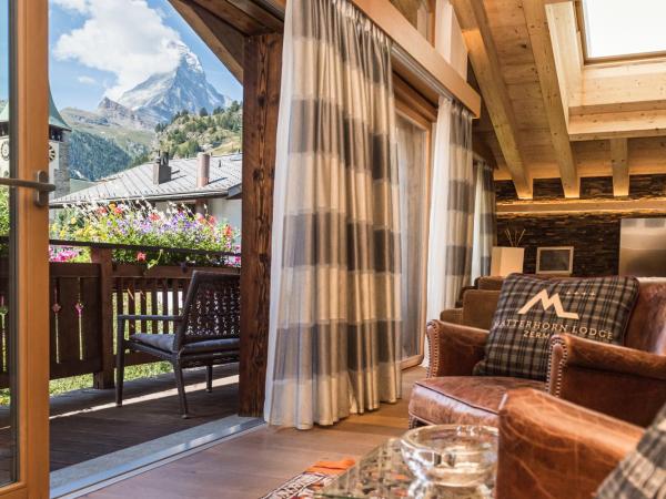 Matterhorn Lodge Boutique Hotel & Apartments : photo 10 de la chambre appartement de grand standing – vue sur mont cervin