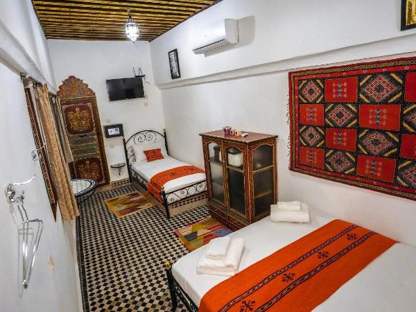Riad Green House : photo 4 de la chambre chambre deluxe double ou lits jumeaux