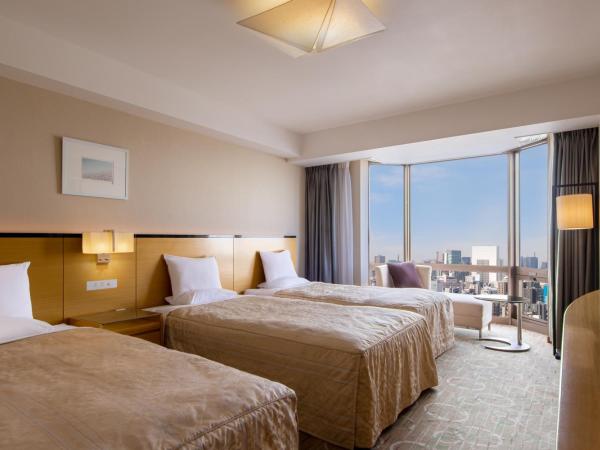Asakusa View Hotel : photo 1 de la chambre standard twin room with city side with 1 extra bed - non-smoking (3 adults)