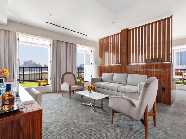 33 Hotel, New York City, Seaport : photo 2 de la chambre suite avec terrasse - pont de brooklyn 