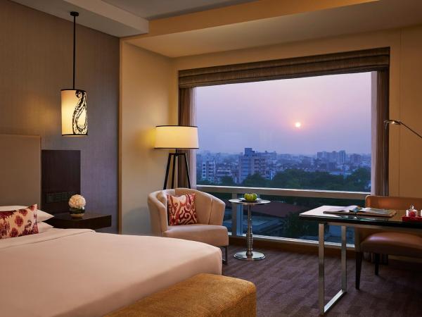 Hyatt Regency Ahmedabad : photo 2 de la chambre chambre lit king-size - vue sur rivière