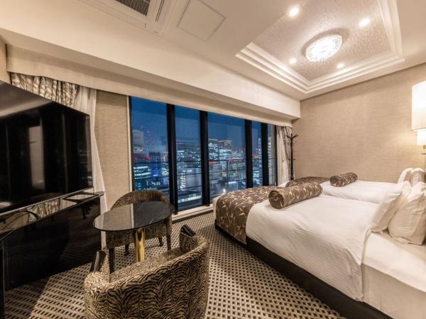 APA Hotel & Resort Osaka Umeda Eki Tower : photo 5 de la chambre chambre lits jumeaux deluxe - dernier Étage/non-fumeurs